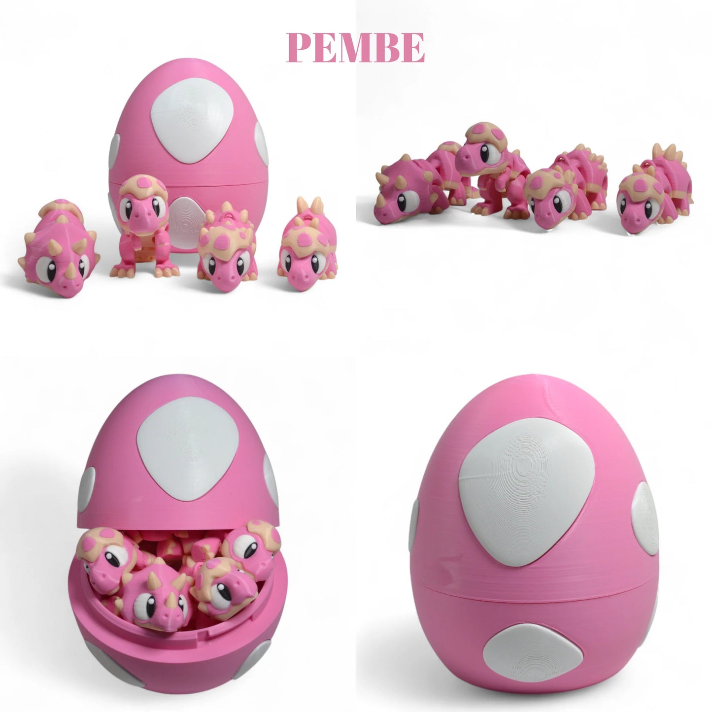 Renkli Dinozorlar Mini Figür Seti